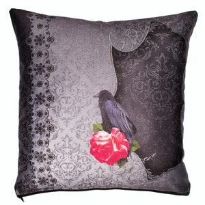 Edgar Allan Poe's The Raven Cushion Cover. image 1