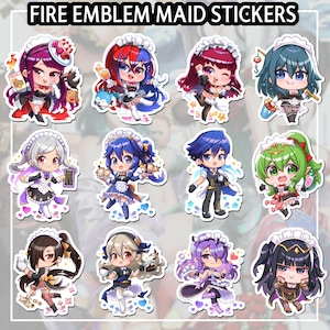 Fire Emblem Maid Stickers