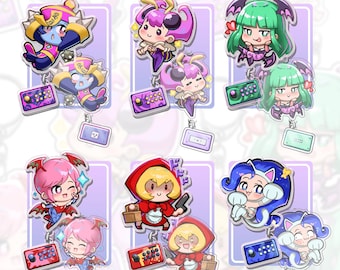 Darkstalkers Acrylic Charms