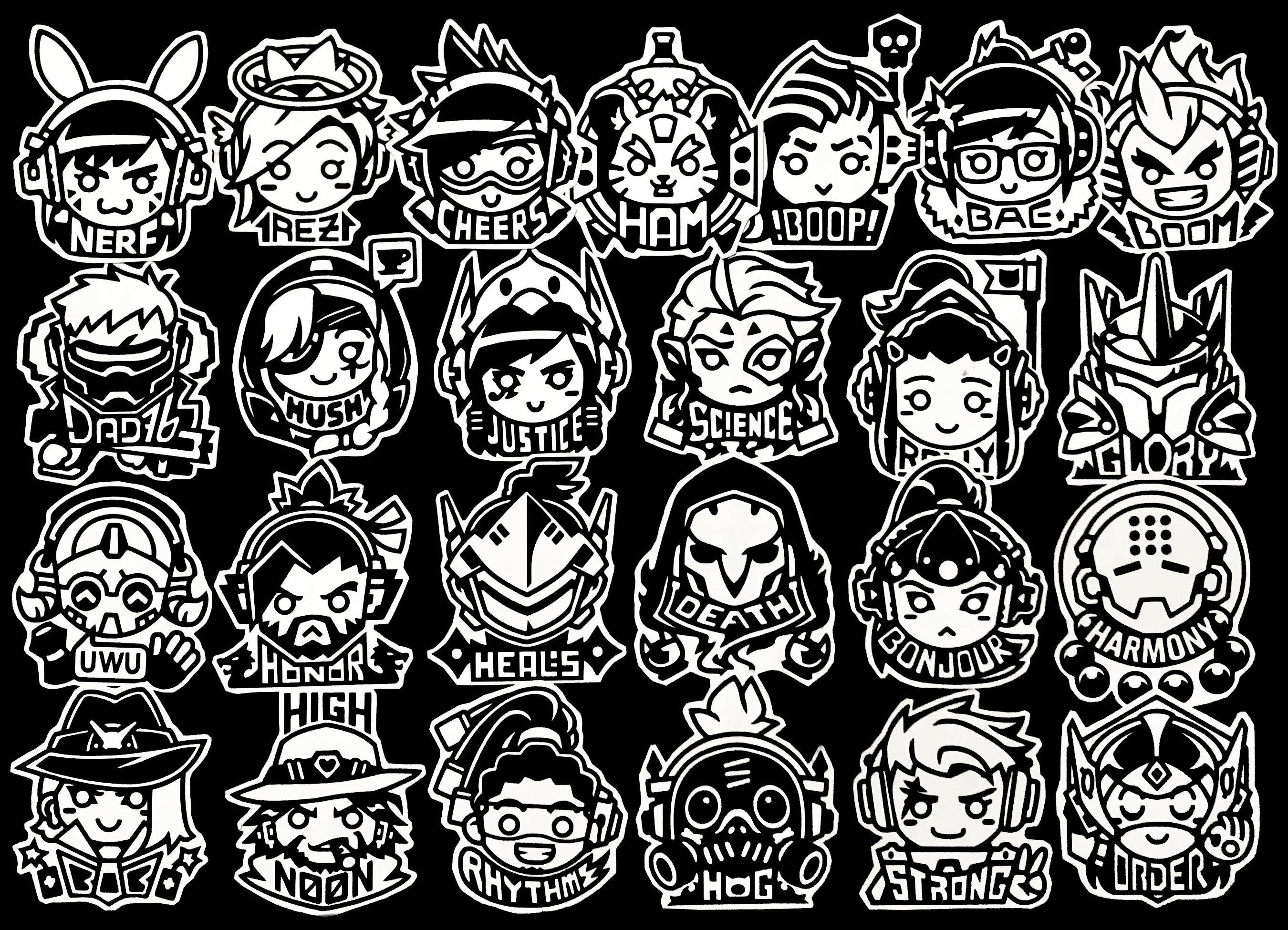 Overwatch sticker - Etsy 日本