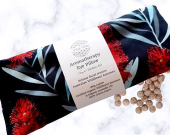 Weighted Eye Pillow with washable cover for relaxation - Lupin Filled | Scented or unscented