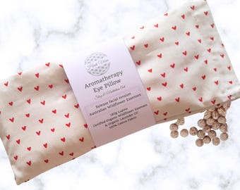 Weighted Eye Pillow with washable cover for relaxation - Lupin Filled  | Scented or unscented