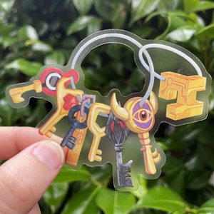 Dungeon Key Ring Vinyl Sticker | Legend of Zelda Inspired Sticker