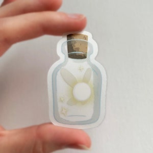 Fairy in a Bottle Vinyl Sticker | Legend of Zelda Inspired Sticker