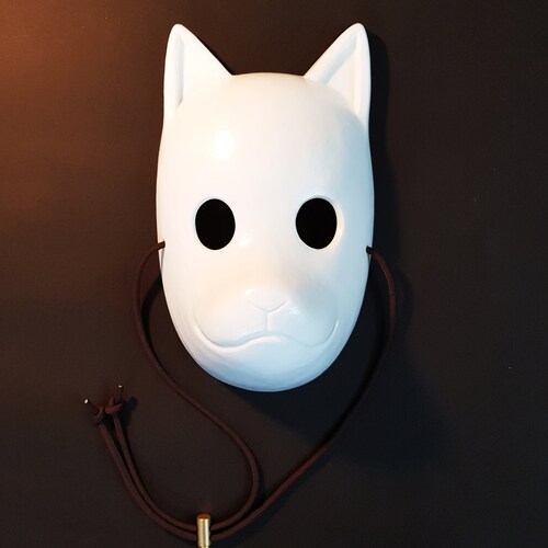 Kitsune Mask Resin Japanese Fox Classic Masks Made to Order Etsy