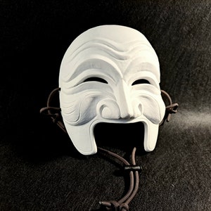 Custom painting Hahoe Tal Mask - Resin Korean Traditional Classic Masks Made to order