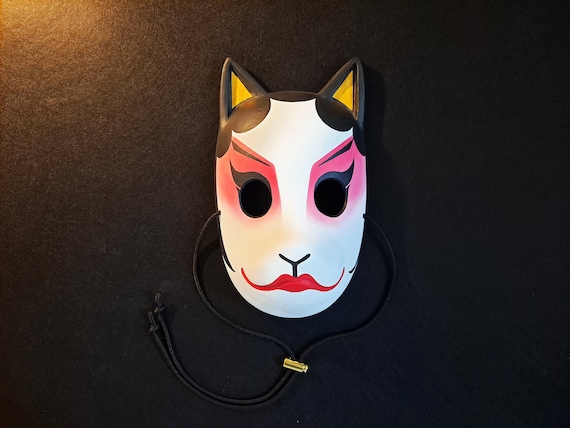 Peking Beijing Opera Kitsune Mask Resin Japanese Chinese Fox | Etsy