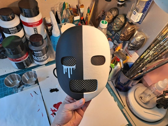 Custom Design Blank Face Plate Round Resin Mask Masks Made to Order 