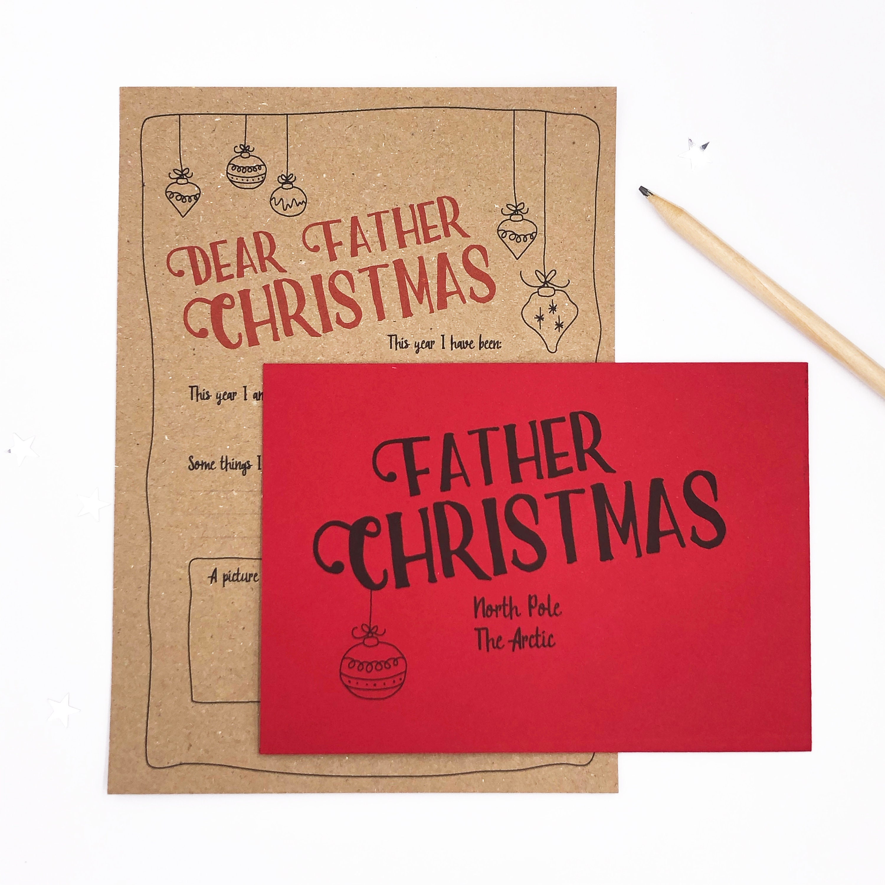 Letter To Father Christmas Or Santa Set Everything You Need Etsy Letter To Father Christmas Or Santa Set Everything You Need Etsy