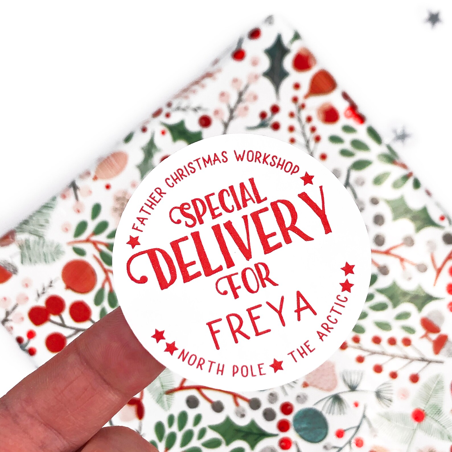 Personalised Christmas Gift Label name stickers Special | Etsy