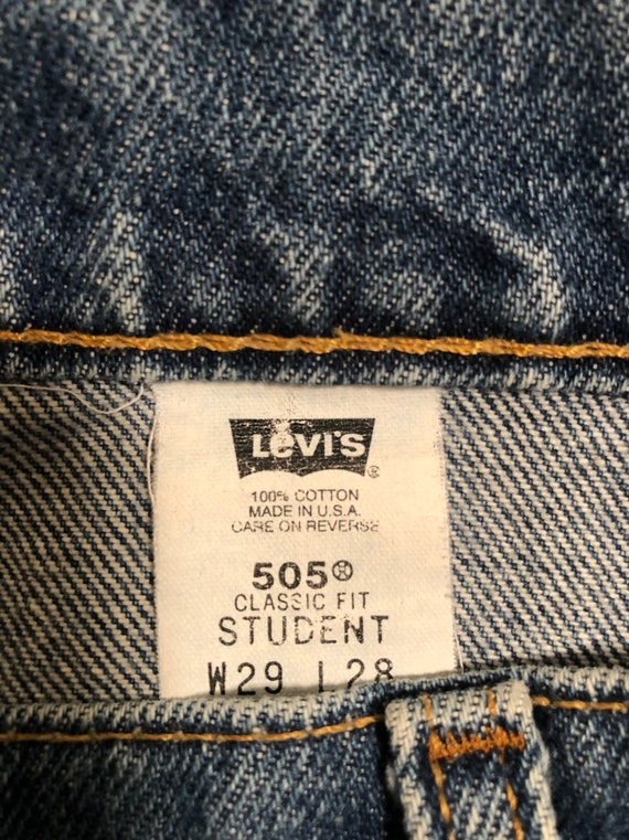 1970s Levi orange tag 505 Jeans - image 5