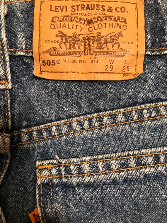 1970s Levi orange tag 505 Jeans - image 4