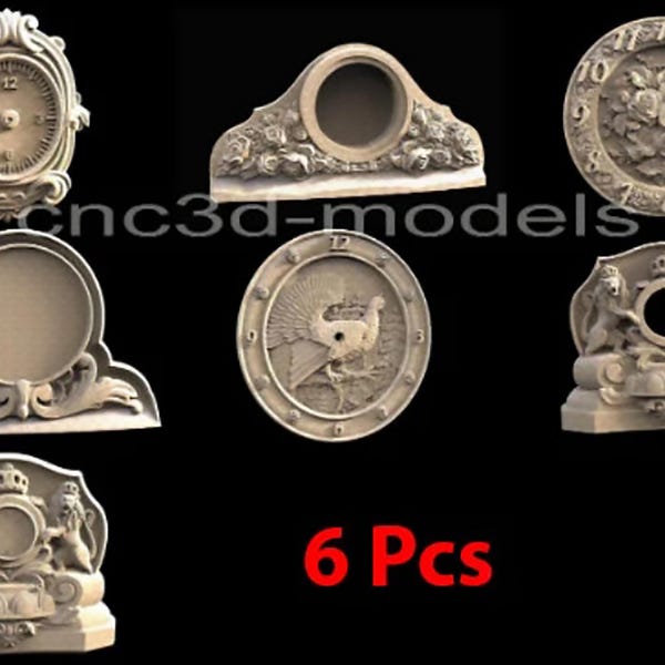 Cnc File Clock - Etsy