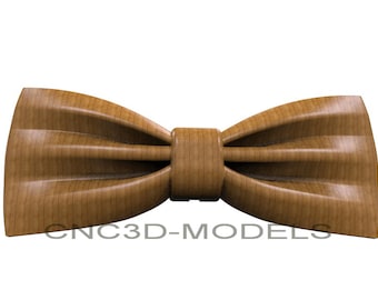 Fliege 3D STL Modell, CNC Fräser Holz schnitzen (Digitaler Download) W137