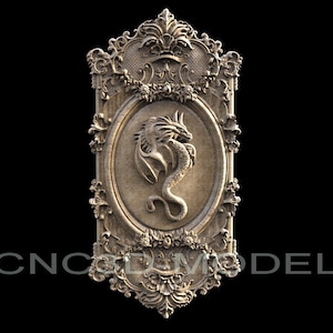 Modelo STL 3D para enrutador CNC, grabador de madera, máquina de tallado, relieve, Artcam, Aspire, archivos CNC, DRAGON animal H312