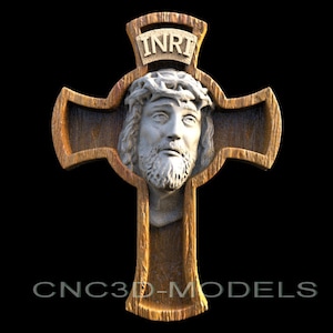 3D STL Model for CNC Router Engraver Carving Machine Relief Artcam Aspire cnc files JESUS Christ Christianity religion icons D620