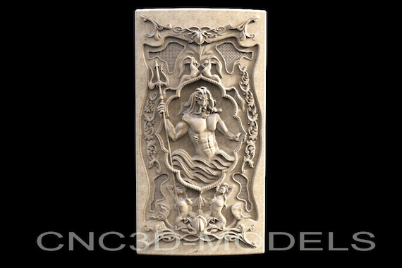 3D Model STL for CNC Router Carving Artcam Aspire USA Flag Girl America D280