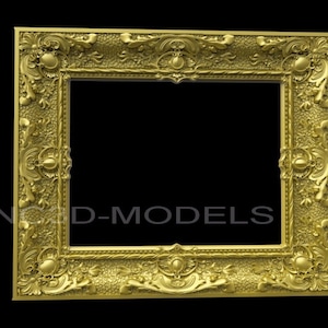 3D STL Model for CNC Router Engraver Carving Machine Relief Artcam Aspire cnc files Frame V250