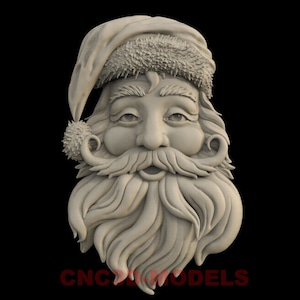3D STL Model CNC Router Engraver Carving Machine Relief Artcam Aspire cnc file Merry Christmas American Holiday Santa Claus Vcarve IS606