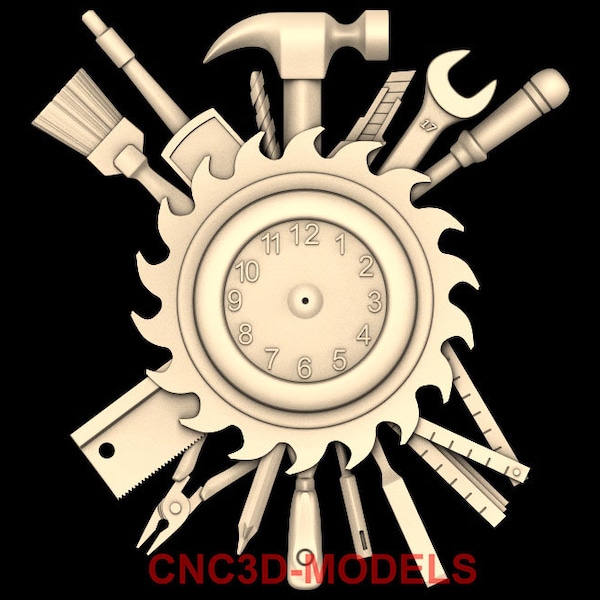 Cnc File Clock - Etsy