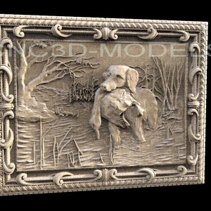 3D STL Modell für CNC-Fräser Engraver Carving Machine Relief Artcam Aspire cnc-Dateien Jagdtier H311
