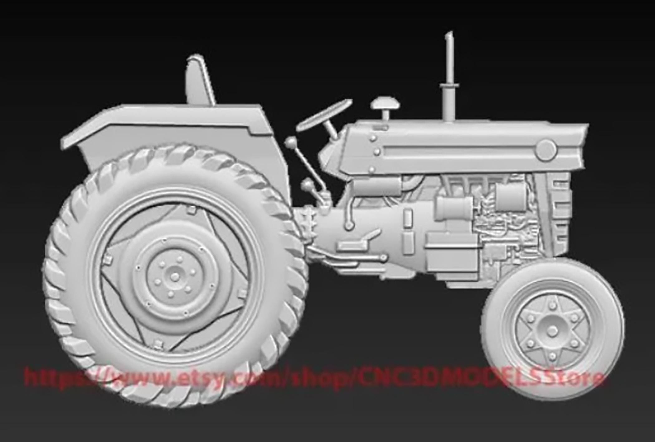 Tractor Rccrawler Stl Tractor 3D STL Model CNC Router Wood Engraver Carving Machine Relief ...