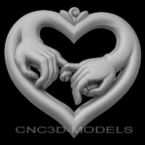 3D STL Modell für CNC-Fräser Engraver Schnitzmaschine Relief Artcam Aspire cnc-Dateien LOVE G659