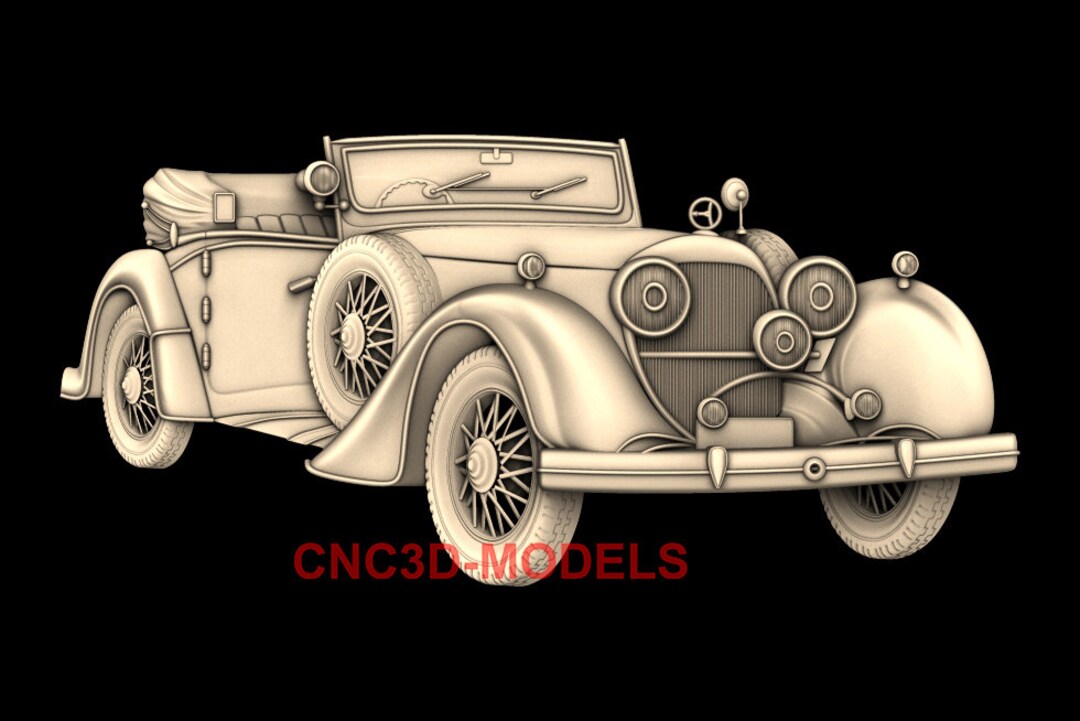 Classic Car CNC Router 3D STL Model for Wood Carving M780 - Etsy