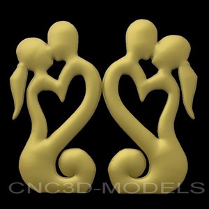 3D STL Model for CNC Router Engraver Carving Machine Relief Artcam Aspire cnc files LOVE V211