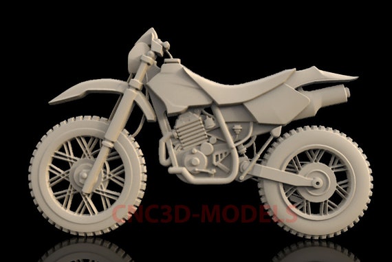 Motocycle 3D STL Model for CNC Router Wood Engraver Carving Machine Relief Artcam Aspire file Vcarve Panel Cross Motocycle Decoration ZG85