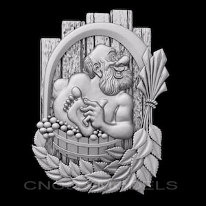3D STL Modell für CNC-Fräser Engraver Carving-Maschine Relief Artcam Aspire cnc-Dateien old man 8940