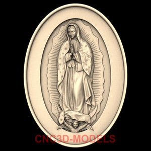 Acrylic Our Lady of Guadalupe Craft Beads  Jewelry Making Supplies – Small  Devotions