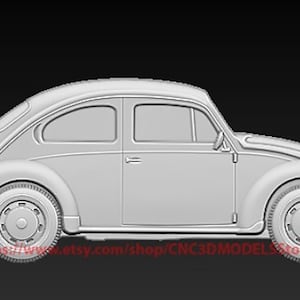 3D STL Modell für CNC-Fräser Engraver Schnitzmaschine Relief Artcam Aspire cnc-Dateien Vcarve Panel Old Classic Car ZG88