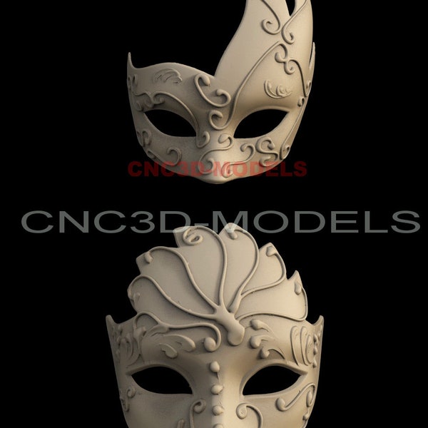3D STL Model for CNC Router Engraver Carving Machine Relief Artcam Aspire cnc files Face Mask IS482