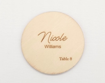 Personalized Wooden Place cards, wedding wooden name place, Wedding Place Cards, Wedding seating, guest seating, wedding place names