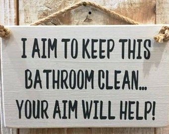 Your Aim Help Sign - Etsy