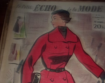 The little echo of fashion October 11, 1953, women's magazine 50s