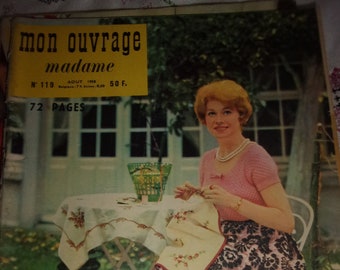 My work Madame August 1958, women's magazine 1950s