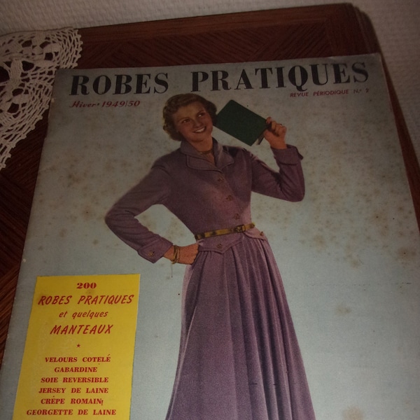 Robes pratiques 1949/1950 journal de mode