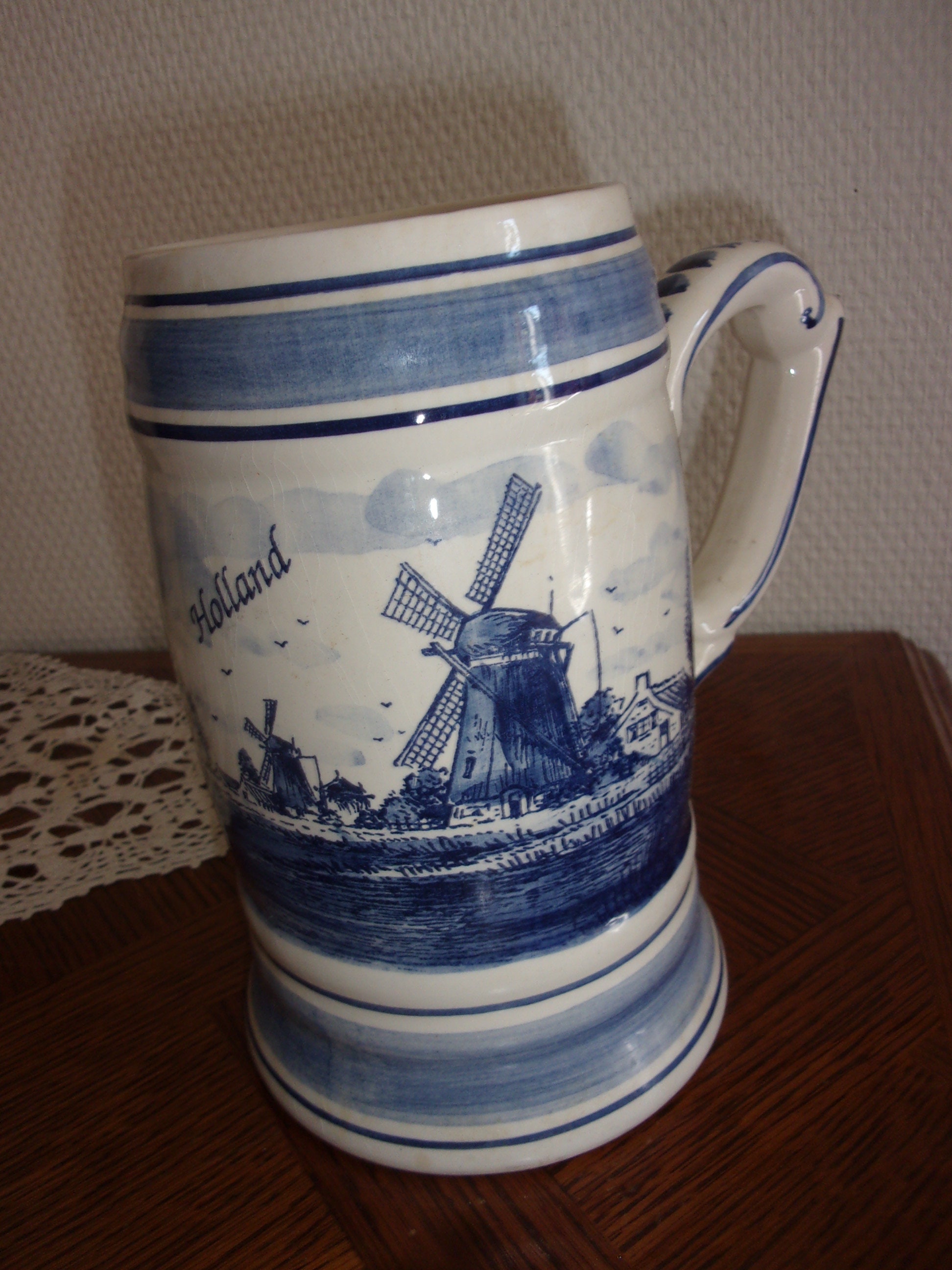 Chope en Delft Bleu , Chope Vintage Made in Hollande