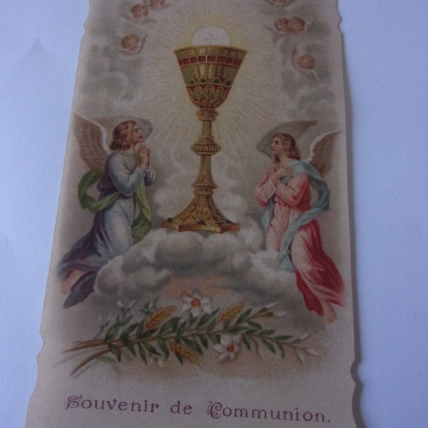 Image de communion 1912 ,image religieuse ,image collection