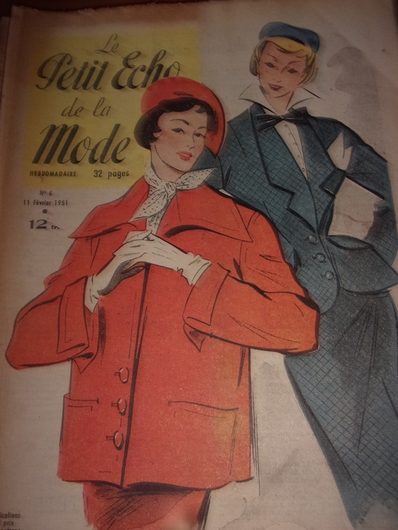 The Little Echo of Fashion February 11, 1951, Vintage Women's