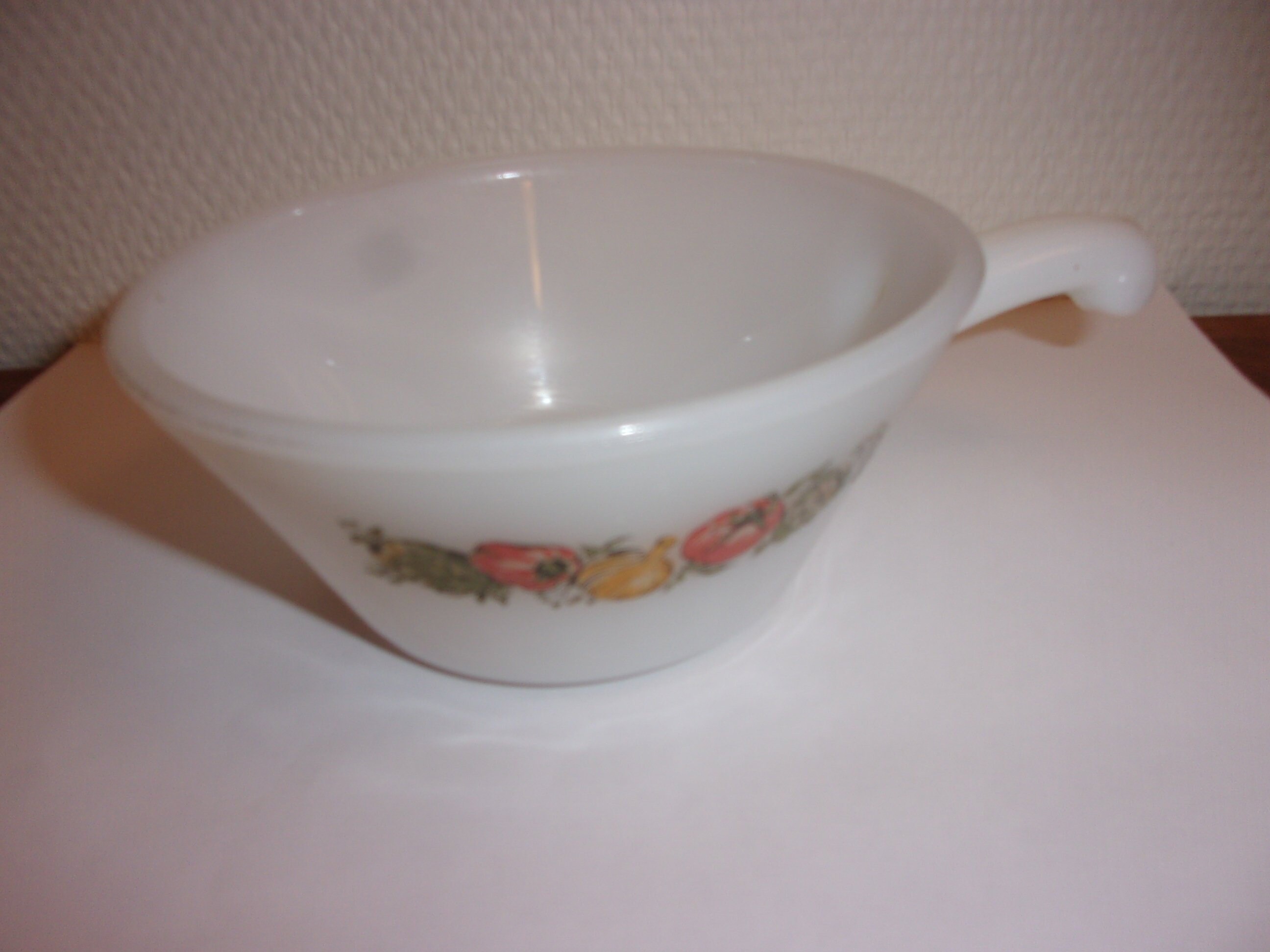 Sauciere en Pyrex Anchor Hocking , Sauciere Vintege Made in U S A