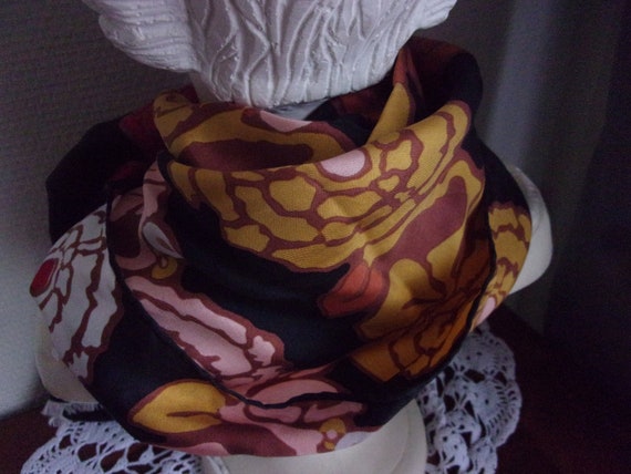 MAGGY ROUFF silk scarf vintage scarf - image 3