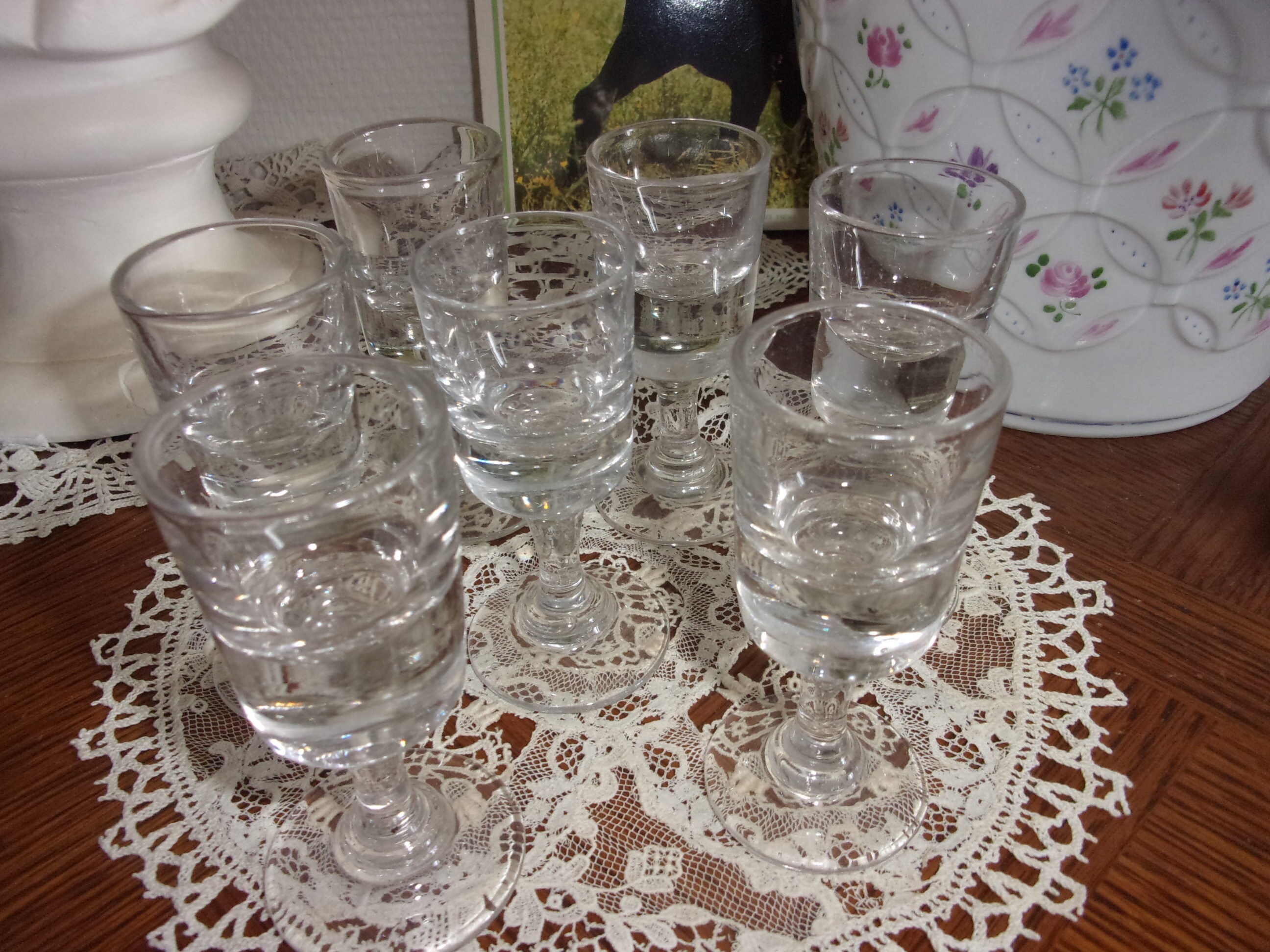 Verres Bistros Vintage , 7 Verres Calva