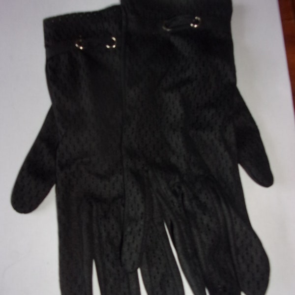 Paire de gants vintage ,paire de gants en nylon années 70 ,paire de gants femmes