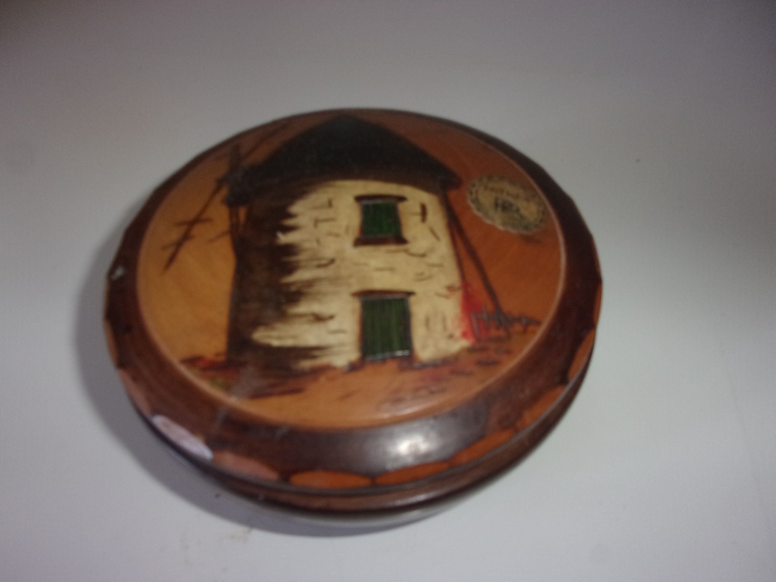 Coffretnen Bois Fait Main , Coffret Souvenir de Pornic Vintage