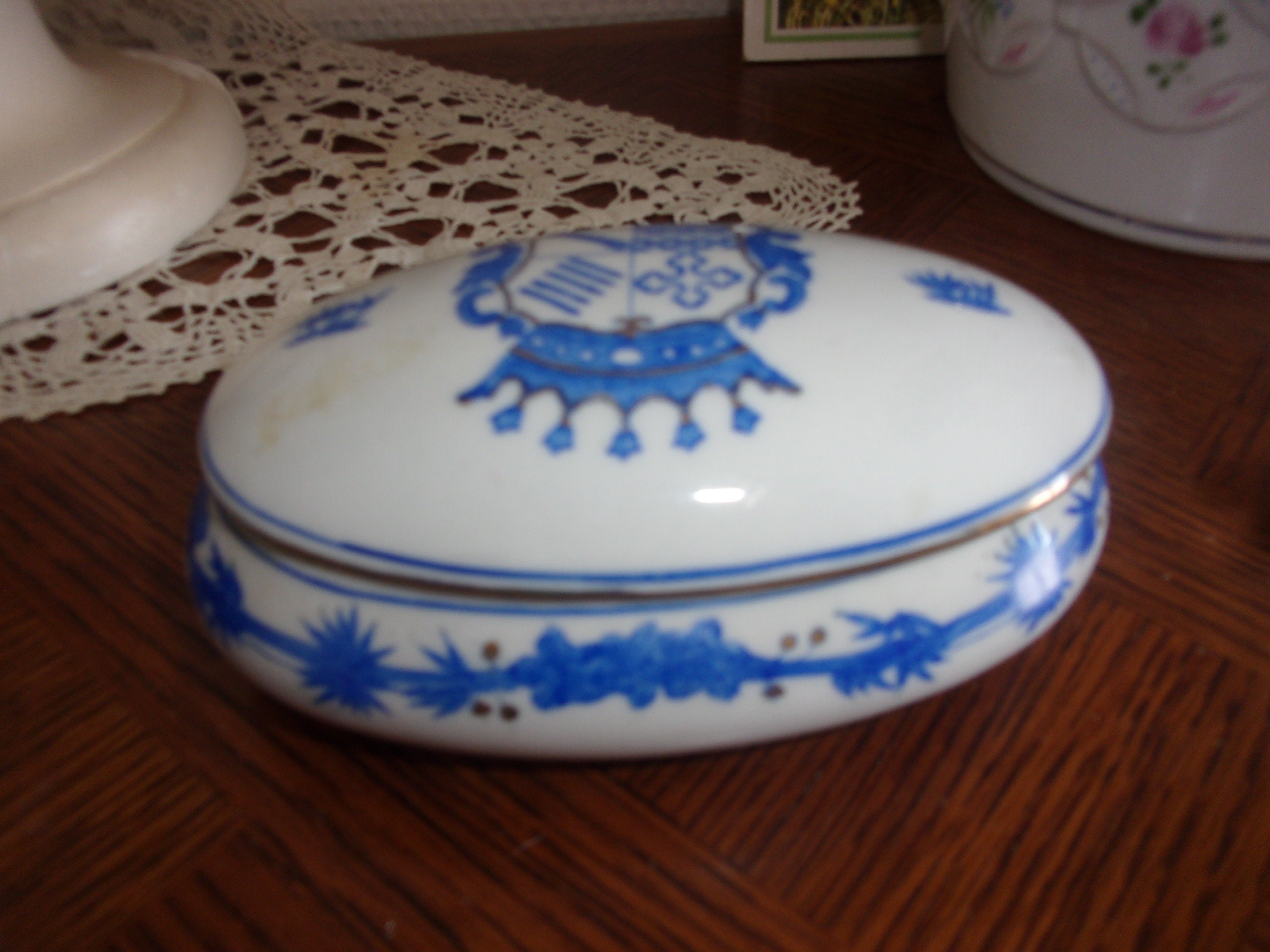 Bonbonnière Ancienne , Bonbonnière Origine Asiatique