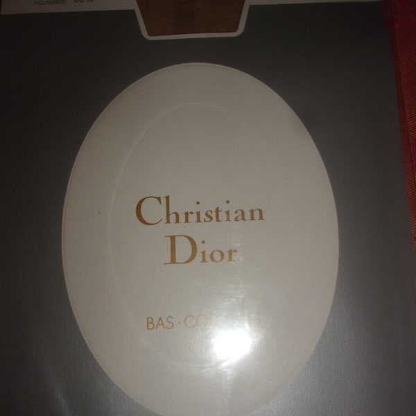 DIOR slim baguette Montaigne 9.5 tights, vintage tights