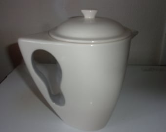 Vintage-Teekanne aus Keramik, 1-Liter-Teekanne